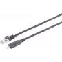 S CONN MAXIMUM CONNECTIVITY USB-C - Ethernet-adapterikaapeli 1G, USB Type-C -pistoke - RJ45, alumiini, musta, 1 m (14-51025)