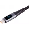 S CONN MAXIMUM CONNECTIVITY USB-C - USB-C -latauskaapeli, 240W PD, integroitu näyttö, 1 m 14-59025