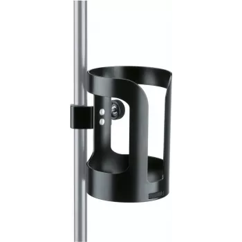 K&M 16022-000-55 juomateline nuottitelineelle - musta
