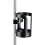 K&M 16022-000-55 juomateline nuottitelineelle - musta