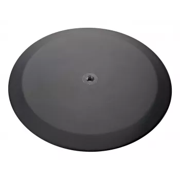 König & Meyer 26700-000-56 pyöreä pinta-asennusjalusta, strukturoitu musta
