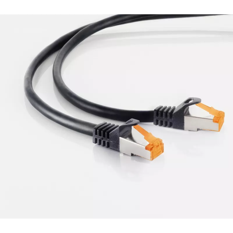 S CONN Maximum Connectivity Cat 6A S/FTP ulko-patchkaapeli, 2 m, musta 08-26035