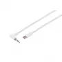 S CONN MAXIMUM CONNECTIVITY USB-C-äänikaapeli, 3,5 mm kulmapistoke, TRS, valkoinen, 1,2 m (14-06126)