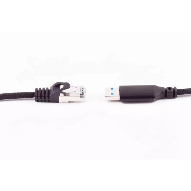 SHIVERPEAKS USB-A – RJ45 Gigabit Ethernet -adapterikaapeli, 1 m, musta BS14-52025