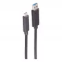 SHIVERPEAKS BS30-38075 kuitu-USB-A–USB-C-kaapeli, 10 m, 5Gbps, musta