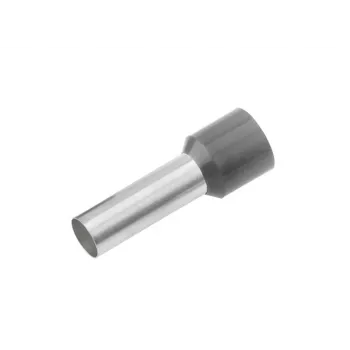 Cimco 187006 osittain eristetty johdinpääholkki 0,75 mm² harmaa 100 kpl