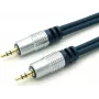 HOME-CINEMA Premium 3,5 mm stereoäänikaapeli 1,5 m kromi-metalli kullattu 30812MHQ
