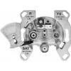 TechniSat TECHNIPRO SV600 V2 3-reikäinen antenni seinärasia DC-diodierotuksella (TV, radio, SAT) 0004/3075
