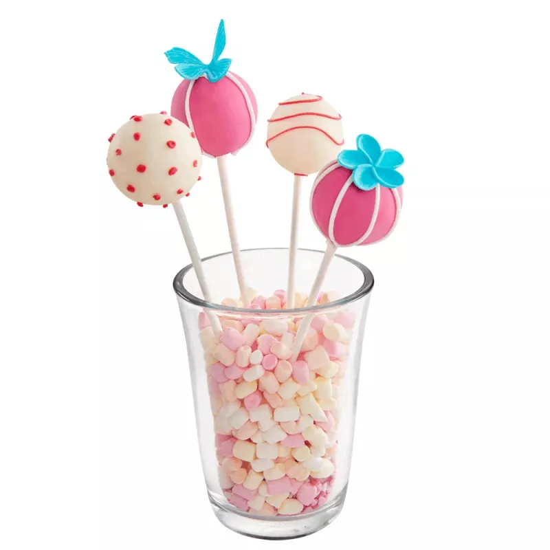 LURCH Cake Pop -vuoka, silikoni, 20 koloa, punainen, 23,0 x 18,5 cm 83027