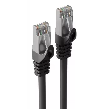 S CONN MAXIMUM CONNECTIVITY teollinen Cat.7 S/FTP PUR verkkokaapeli, RJ45, musta, 0,25m 08-39005
