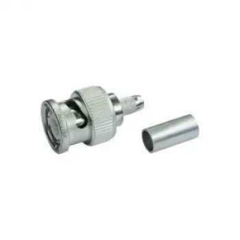 Telegärtner BNC-puristekaapeliliitin G13/G50, 75 ohmia, Professional, 0,4/2,5, 5 kpl (J01002A1350)