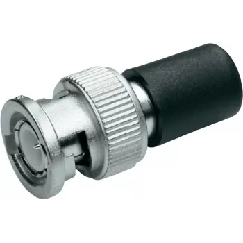 Telegärtner J01006A1373 BNC 93 ohm koaksiaalipistoke, pistoke, puristus/juotos, nikkelöity messinki