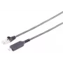 S CONN MAXIMUM CONNECTIVITY USB-C Ethernet-sovitinkaapeli 1G, USB Type-C pistoke RJ45-liittimeen, PVC, musta, 1m (13-51025)