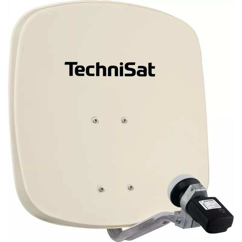 TechniSat satelliittiantenni LNB:llä, 45 cm heijastin, alumiini, Single LNB (1045/8195)