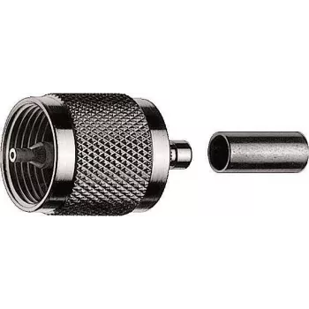 Telegärtner UHF-puristuspistoke G01 RG-58 C/U, 50 ohm, nikkeli/kulta, 1 kpl J01040A0001