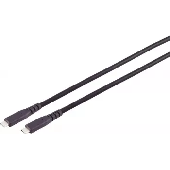 S CONN MAXIMUM CONNECTIVITY USB-C USB-C-kaapeli 3.2 Gen 2x2 2,5m TPE musta 13-57255