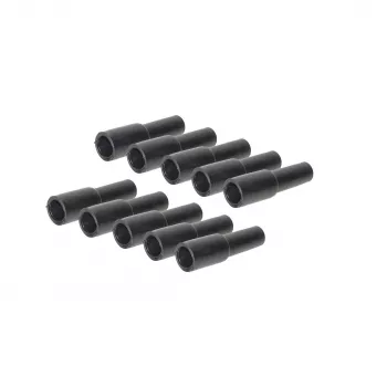 SHIVERPEAKS kumitulppa F-liittimelle, 10 kpl:n pakkaus, musta, säänkesto BS85397-SET10