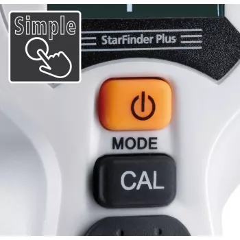 Laserliner StarFinder Plus 080.972E seinä- ja palkkiskanneri puu-, metalli- ja jännitteellisen AC-kaapelin tunnistuksella