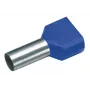 Cimco 187740 kaksoisjohdinpäätehylsy 2,5 mm² osittain eristetty sininen 100 kpl