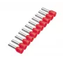 Cimco 187502 johdinpäätehylsy 1 mm² osittain eristetty punainen 500 kpl