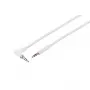 S CONN MAXIMUM CONNECTIVITY 3,5 mm TRS -audiokaapeli, kulma suora, valkoinen, 0,9 m 14-07226