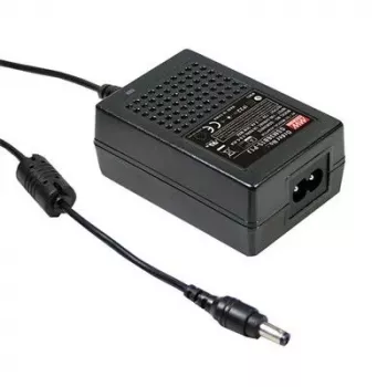 MEAN WELL GSM36B12-P1J 36W lääkinnällinen pöytävirtalähde 12V 3A, Level VI, 2xMOPP, 2,1x5,5mm DC-pistoke