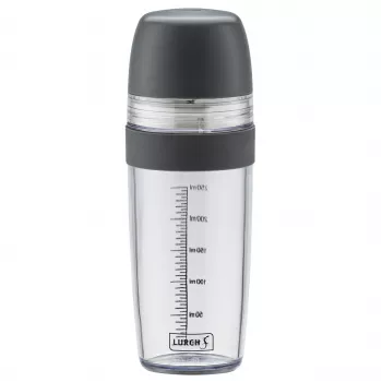 Lurch shaker harmaa 250 ml kastikeshaker mitta-asteikolla 10023