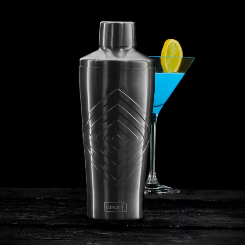 LURCH cocktail-setti 3-osainen 600 ml hopea (240797)