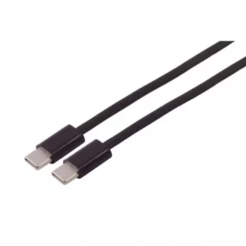 S CONN MAXIMUM CONNECTIVITY USB-C - USB-C laturikaapeli, 2.0, 240W, musta, punottu tekstiili, 2,5 m (14-22255)