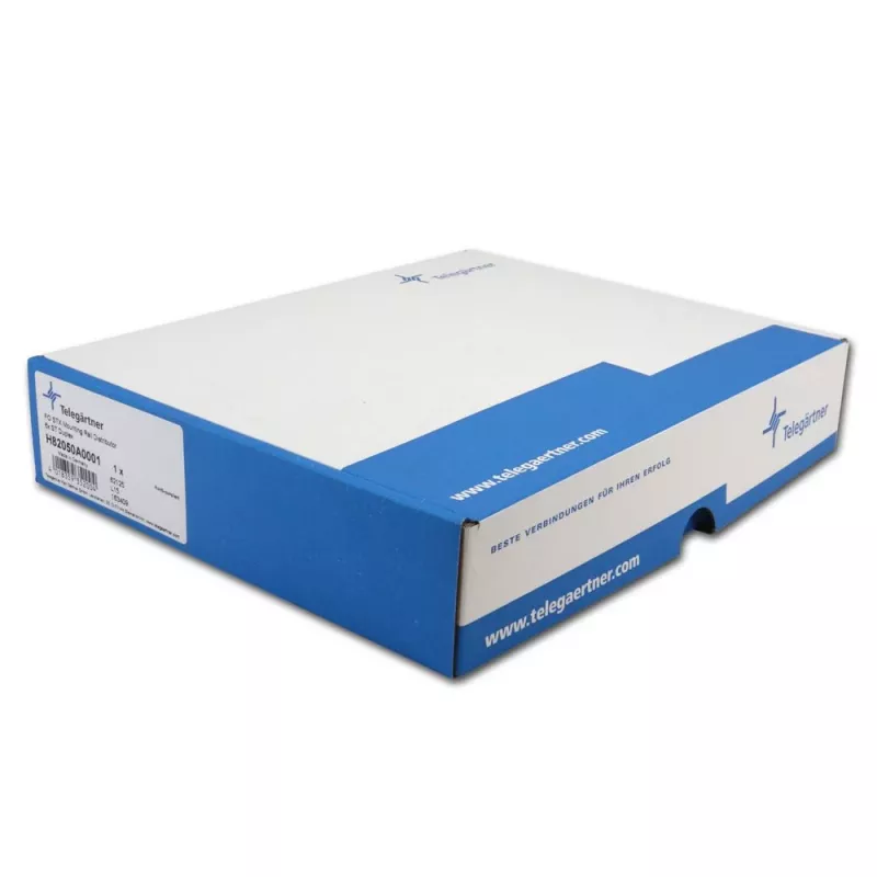 TELEGÄRTNER STX DIN-kiskohaaroitin 6xST-duplex, metalliholkki/metallikotelo, multimode (H82050A0001)