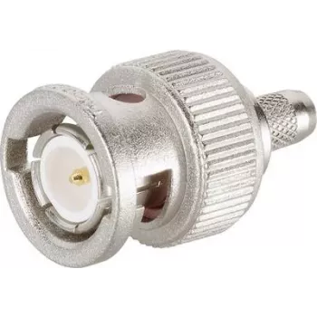 Telegärtner BNC-puristuspistoke 75 ohmia RG-59 B/U:lle, kultakontakti, nikkelikotelo J01002F1288Z