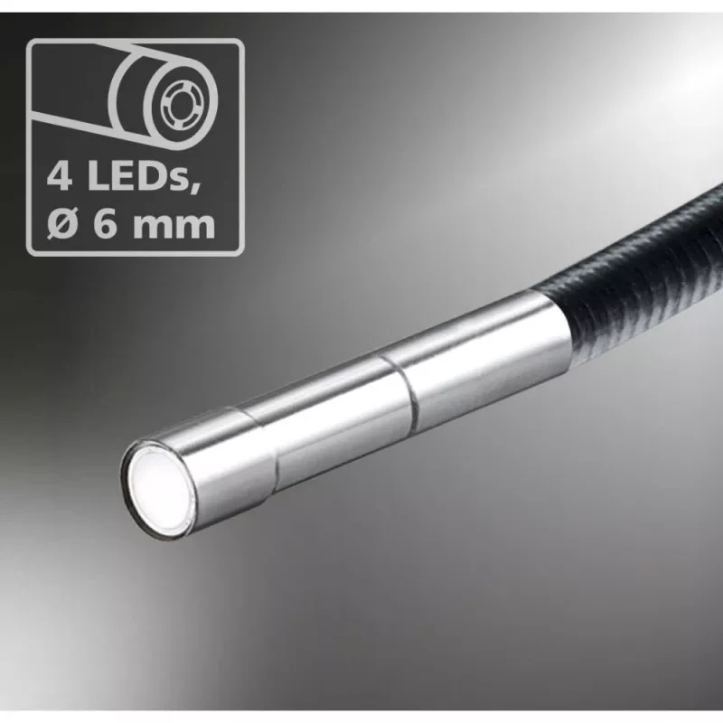 Laserliner Micro Camera endoskooppianturi Ø 6 mm, 1,5 m, LED-valaistus (082.221A)