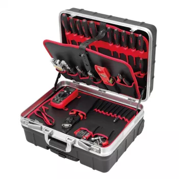 CIMCO teollisuustyökalulaukku-trolley opiskelijoille 170532, 30L, IP43, musta