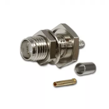 Telegärtner SMA-naarasliitin kojerasiaan puristusliitin RG-316/U:lle, nikkelöity, 5 kpl:n pakkaus (J01151A0009)