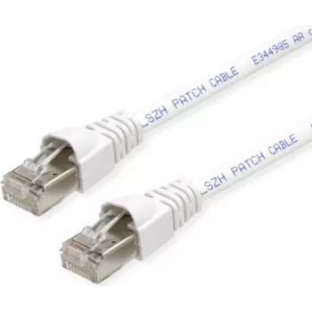 Telegärtner MP8 FS 500 Cat 6a S/FTP verkkokaapeli, RJ45-RJ45, 1,5 m, valkoinen, halogeeniton, valettu L00001A0171