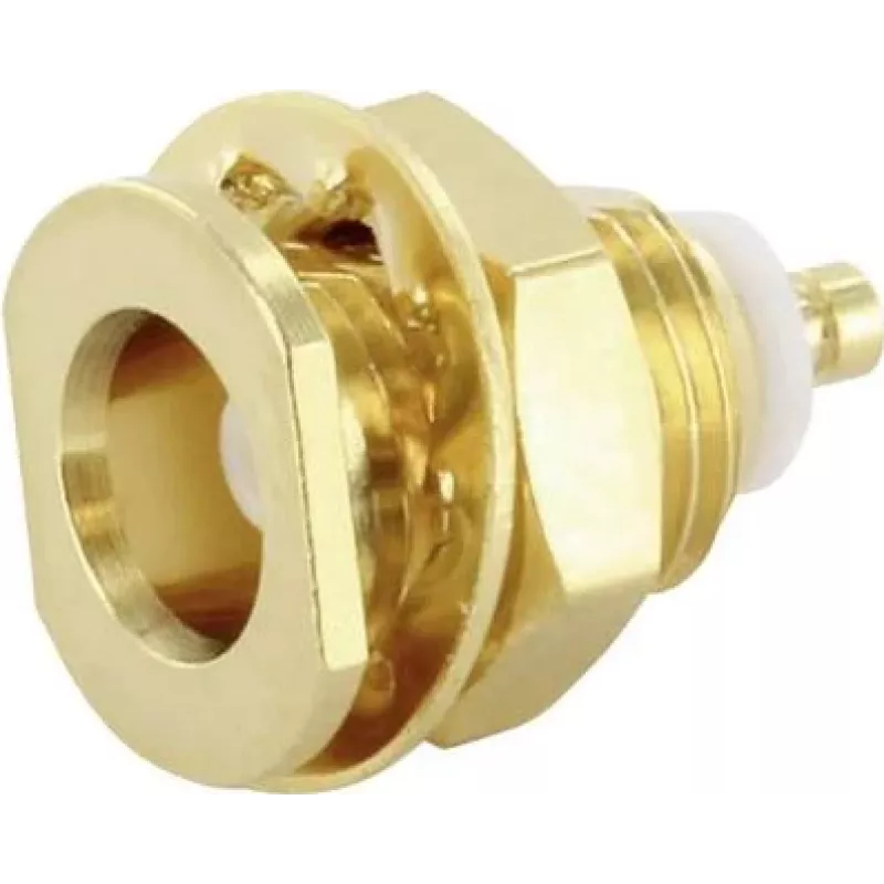 Telegärtner MCX naarasliitin piirilevylle pystysuora 50 Ohm J01271A0101
