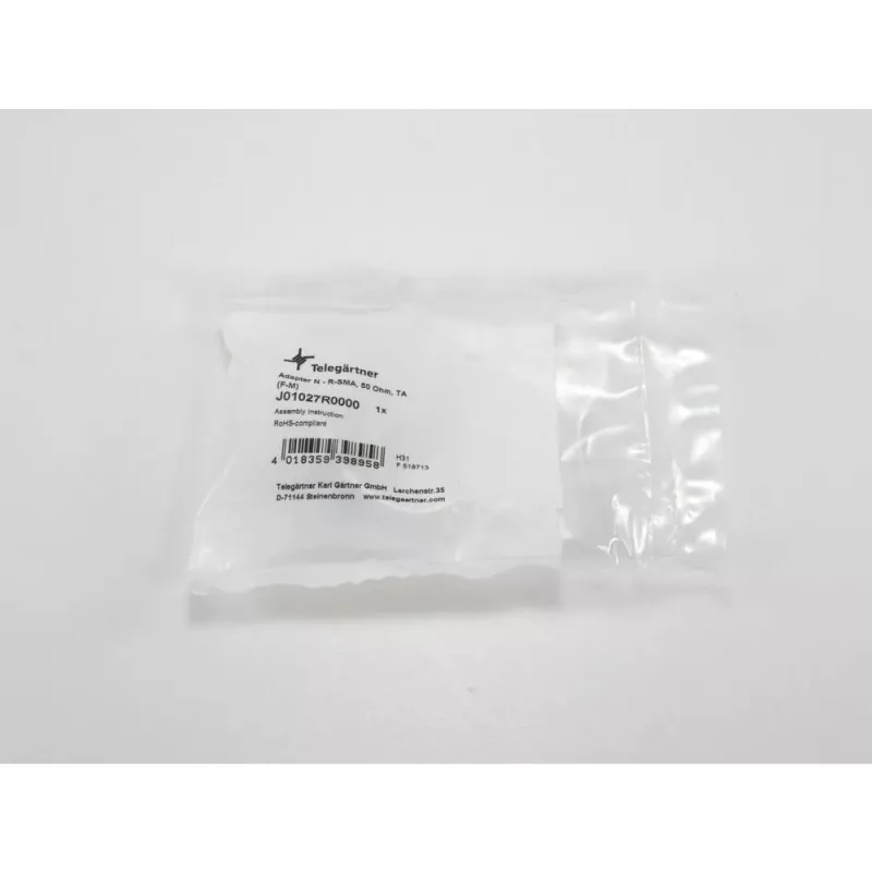 Telegärtner koaksiaaliadapteri N-naarasliitin SMA-Reverse-pistokkeeseen J01027R0000