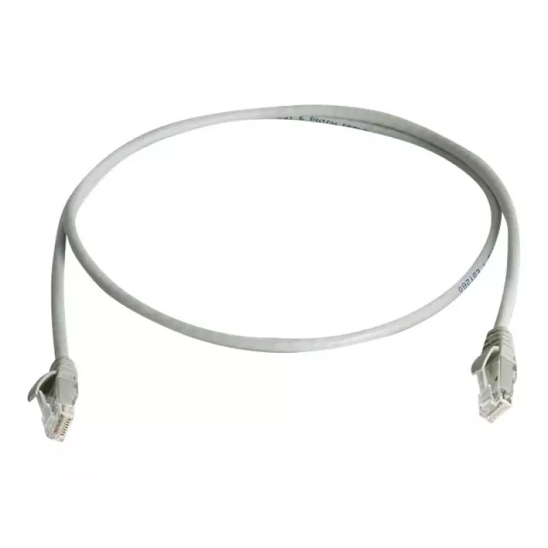 Telegärtner L00001A0228 Cat6 U/UTP RJ45 kaapeli, 0,5 m, harmaa