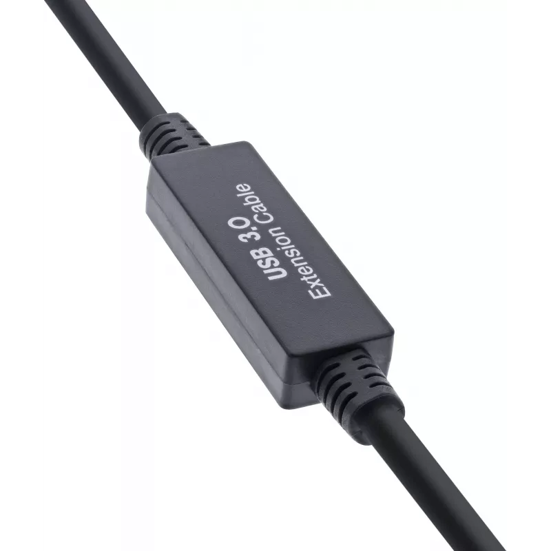 Kindermann USB 3.2 aktiivinen jatkokaapeli 10 m (K-35655A)