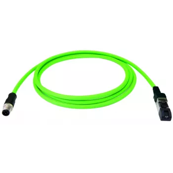 Telegärtner 100017276 Cat.6A S/FTP RJ45 kaapeli, 1 m, vihreä, LSZH