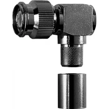 Telegärtner TNC kulma-crimppiliitin, 50 ohmia, RG-213/U, juotto/crimp, G42 (2,7/7,1), B1812 (J01010A0066)