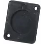 ACCESSORY sokkeliitin XLR, universaali, musta 30100660