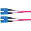 Telegärtner SC/SC OM4 duplex-kuitukaapeli, 2 m, violetti L00881A0028