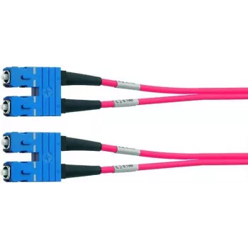 Telegärtner SC/SC OM4 duplex-kuitukaapeli, 2 m, violetti L00881A0028