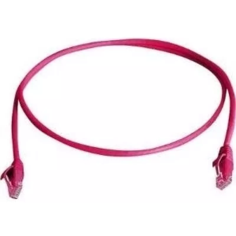 TELEGÄRTNER 100008898 CAT 6 RJ45 -patchkaapeli, 7,5 m, punainen, LSZH, U/UTP, paloa hidastava