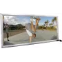 EUROPALMS valaistu mainosseinä, alumiini, 1x2 m, LED, hopea 83331754