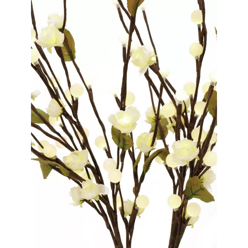 EUROPALMS kamelia-kaari LEDeillä, valkoinen, 50 cm 83330310