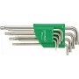 Stahlwille 10771/8 pallopää-Torx-kuusiokulma-avainsarja, 8-osainen (T9-T40) 96432700