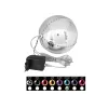 EUROPALMS LED-lumipallo 15 cm, ice blue 83501241