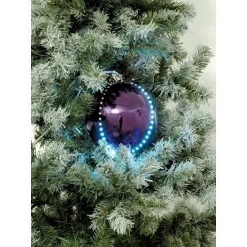 EUROPALMS LED-lumipallo 8 cm, syreeni, 5 kpl:n pakkaus 83501240